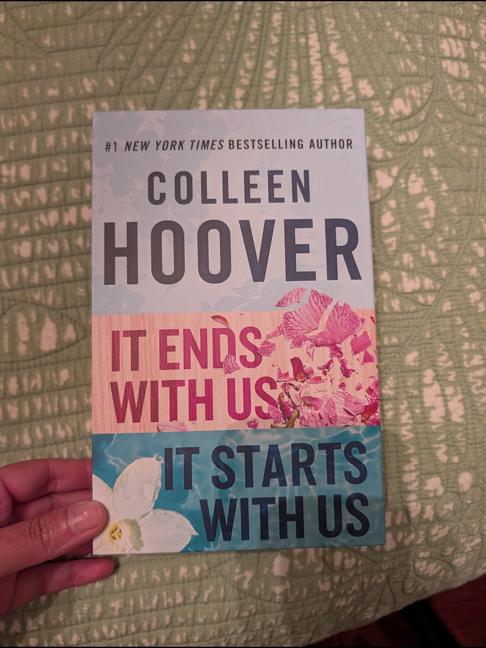 It Ends With Us / It Starts With Us Paperback - Pink & Blue